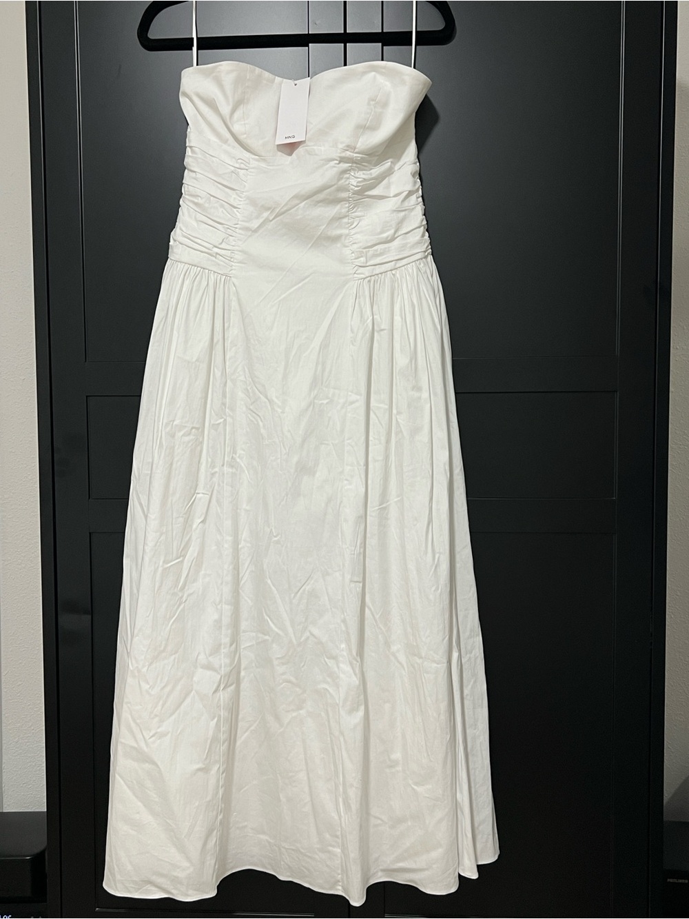 Mango Strapless White Maxi Dress - Picture 6 of 6